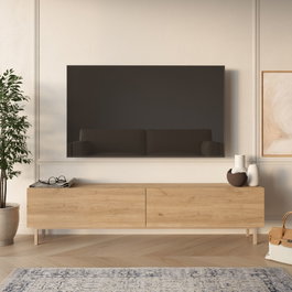 Hanah Home Future - FR8X-S Soporte para TV de Roble